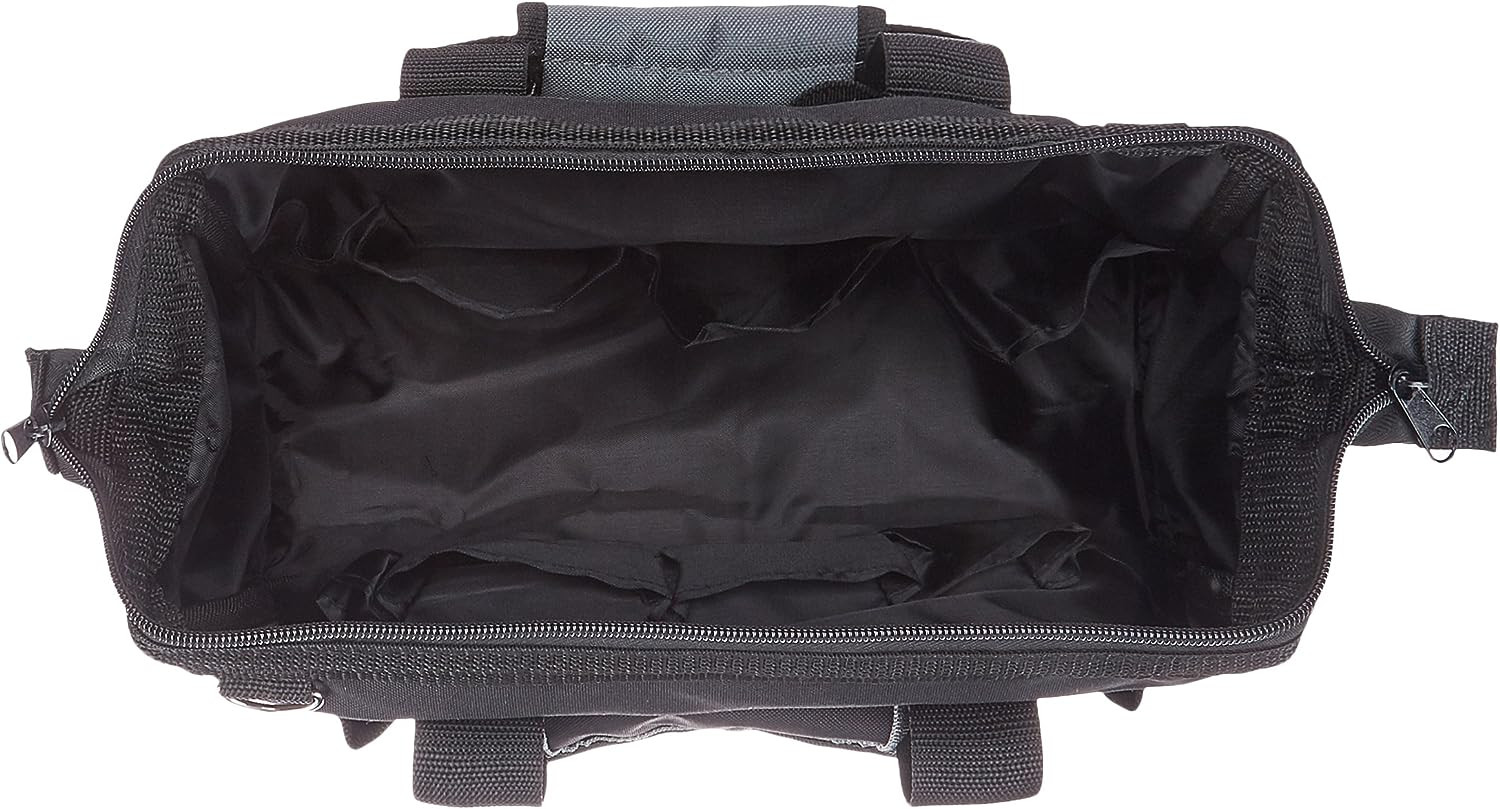 Amazon Basics Durable Wear-Resistant Tool Storage Bag with Adjustable Shoulder S