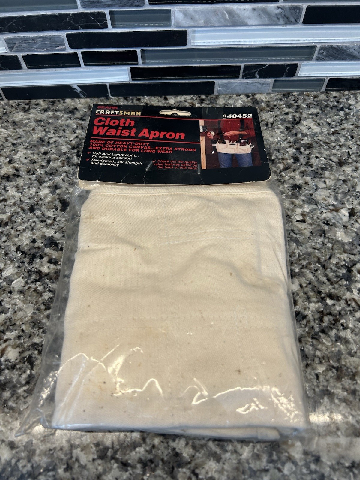 Sears Craftsman NOS 12 Pocket Waist Tool Belt Apron Cotton Canvas 40452 Rare