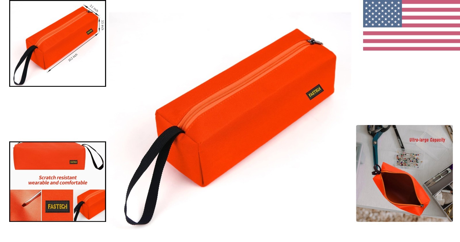1-Pack Zipper Utility Tool Bag, Small Zipper Bags/Multi-purpose Tool Pouch To…