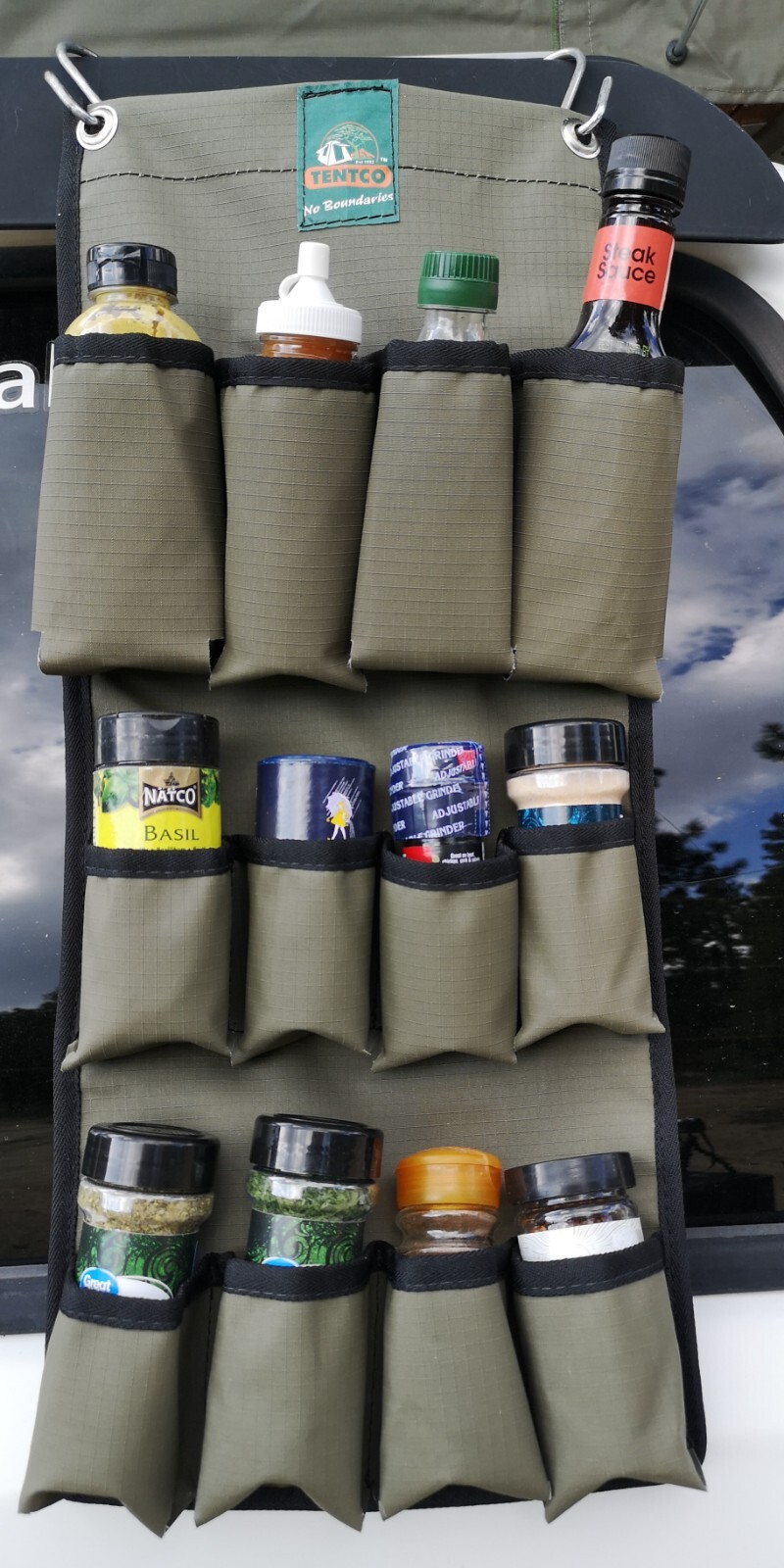 Canvas Spice Rack camping picnic overland vanlife 4×4
