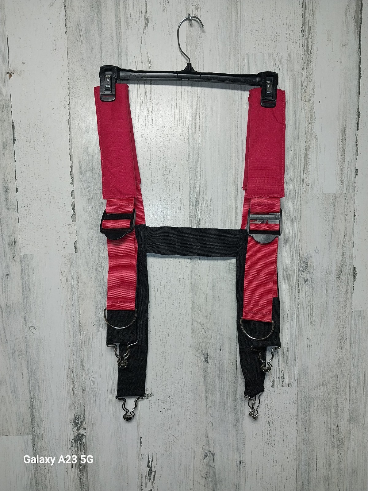 Arsenal GB5092 Suspenders w/ Quick Adj., 48″, Red and Black firefighting