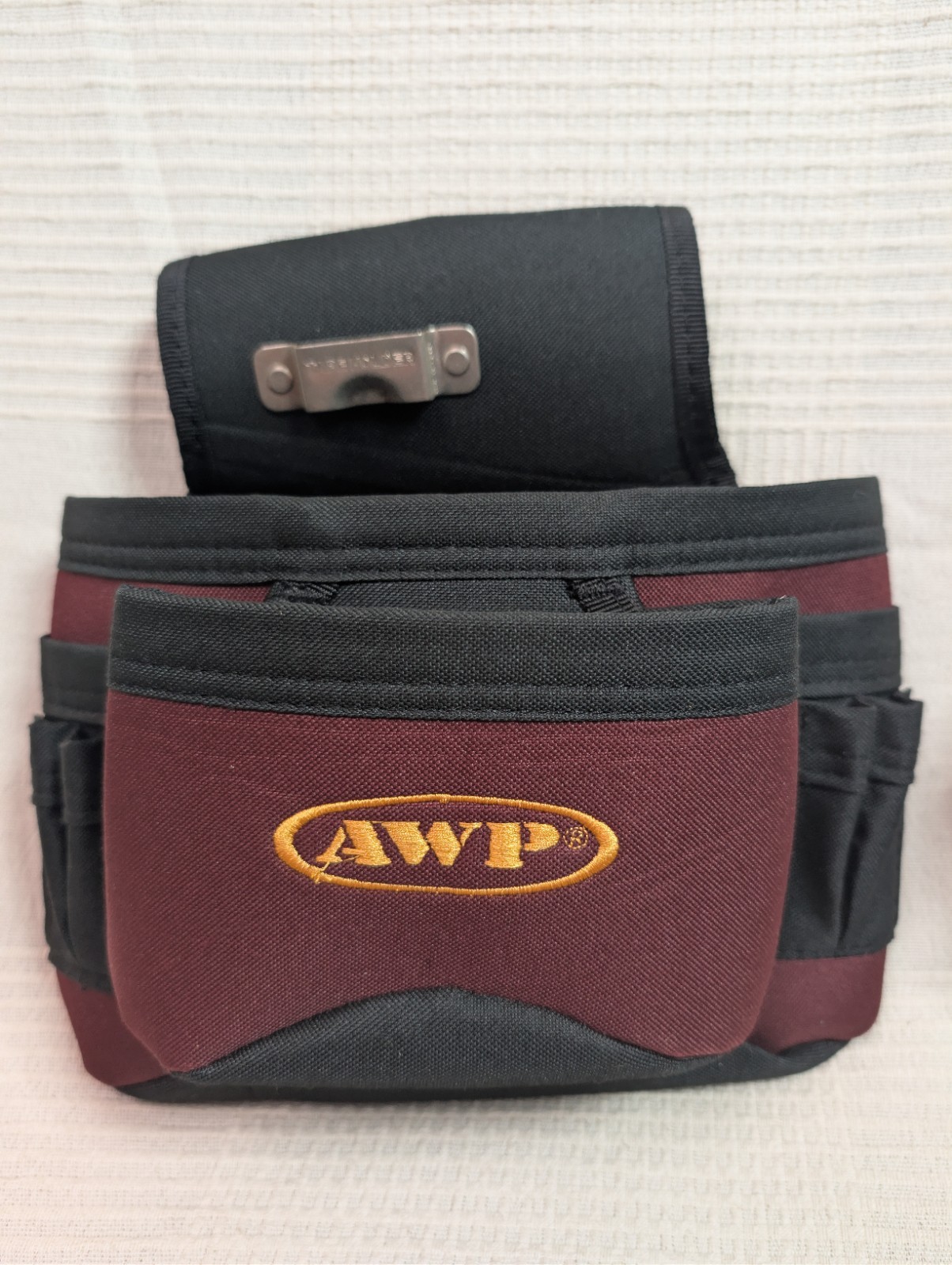 AWP General Construction Carpenter Tool Rig | Padded Adjustable Leather Belt