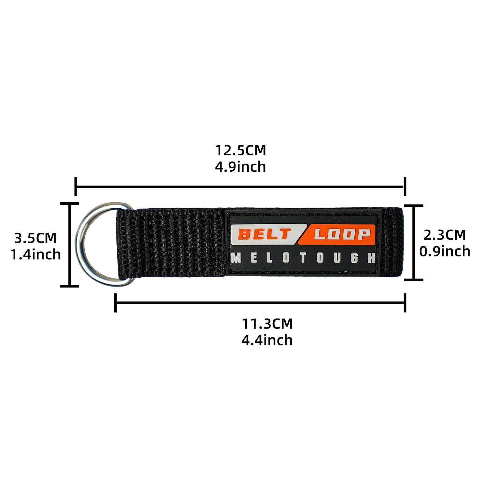 Heavy Duty Suspenders Loop Attachment for 2.25-2.5″ Belts, 4 Pack