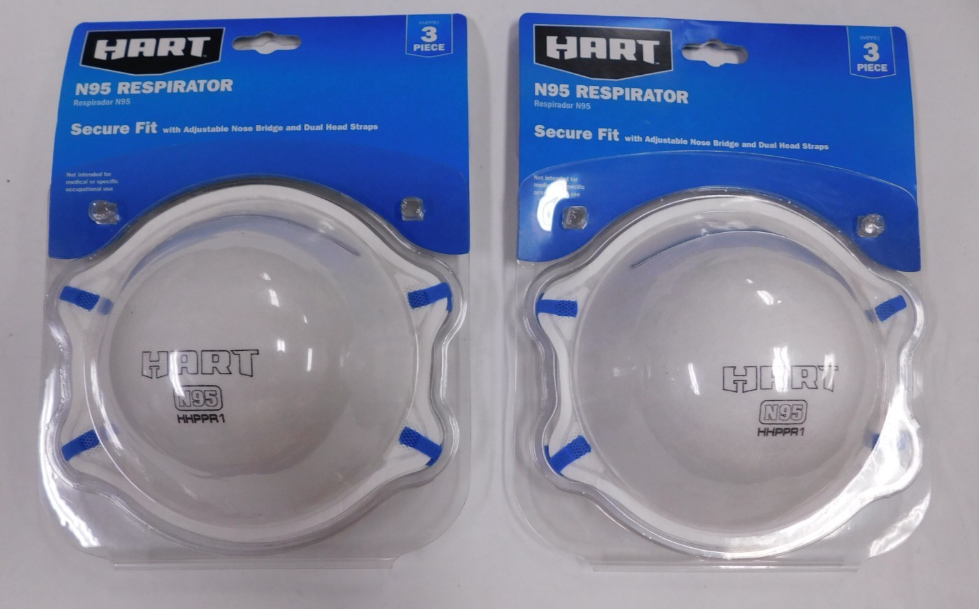 HART N95 Respirator, Two 3 Packs
