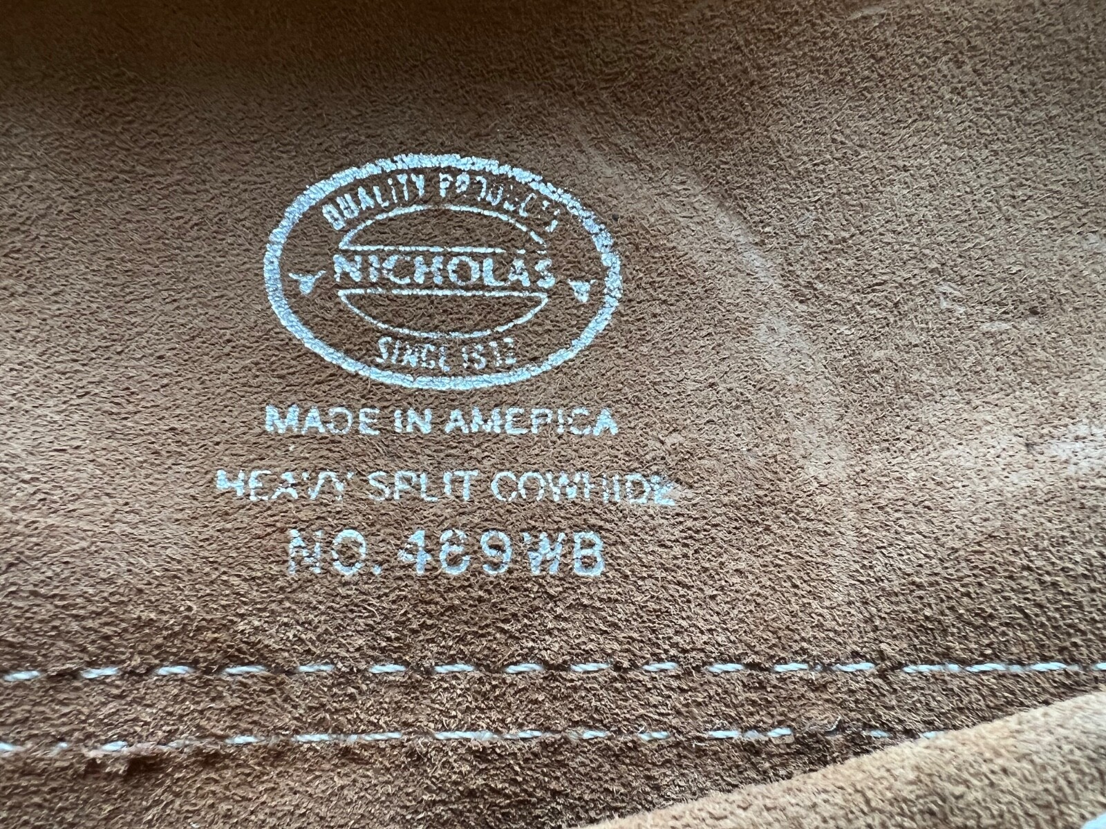 Nicholas #489WB Split Cowhide Tool Belt Pouch + Nicholas #439 Hammer Holder