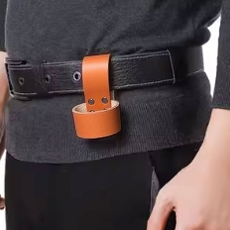 Faux Leather Hammer Holder Tool Organizers Sheath for Carpenters and Electrician
