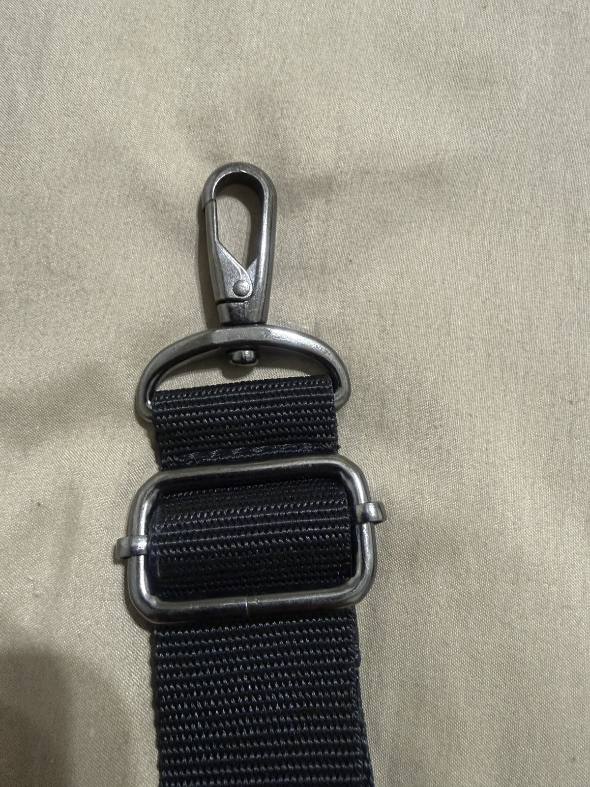 Husky Tool Bag Adjustable 1.5” Shoulder Strap 30”-56” Metal Clip Hardware