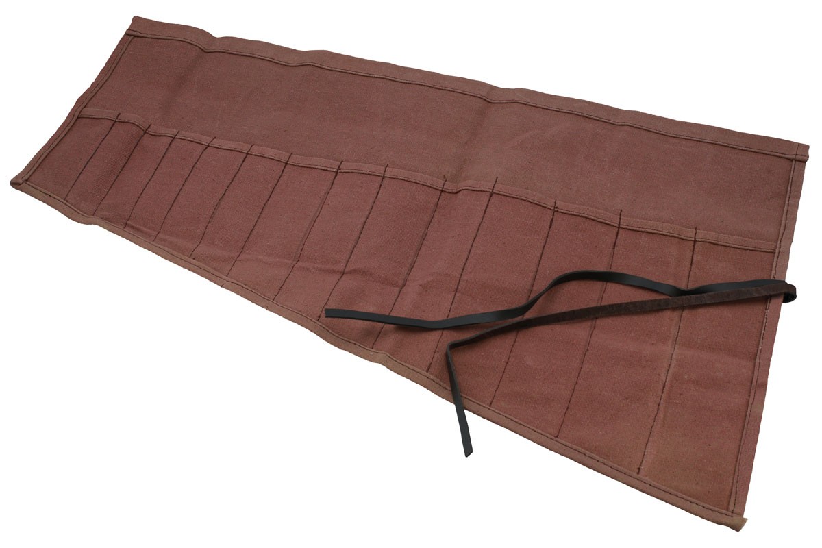 Gunson Waxed Canvas Tool Roll – 14 Pockets 77166