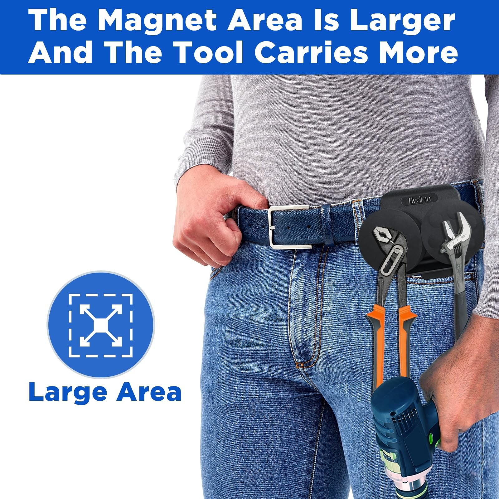Magnetic Tool Holder，Heavy-Duty Magnetic Tool Holder for Belt Clip-On Belt Ma…