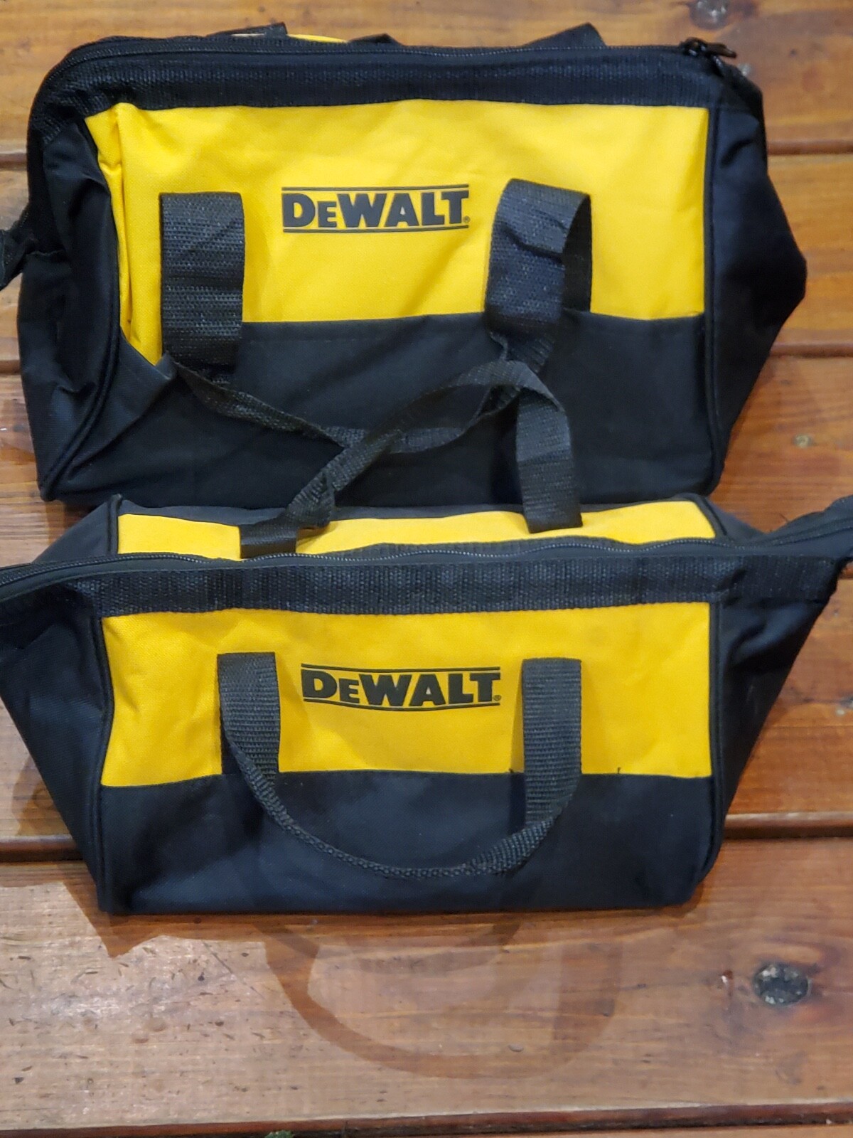 DeWALT 2X Tool Bags Organizers Medium 16″ & 11″ w/Skids