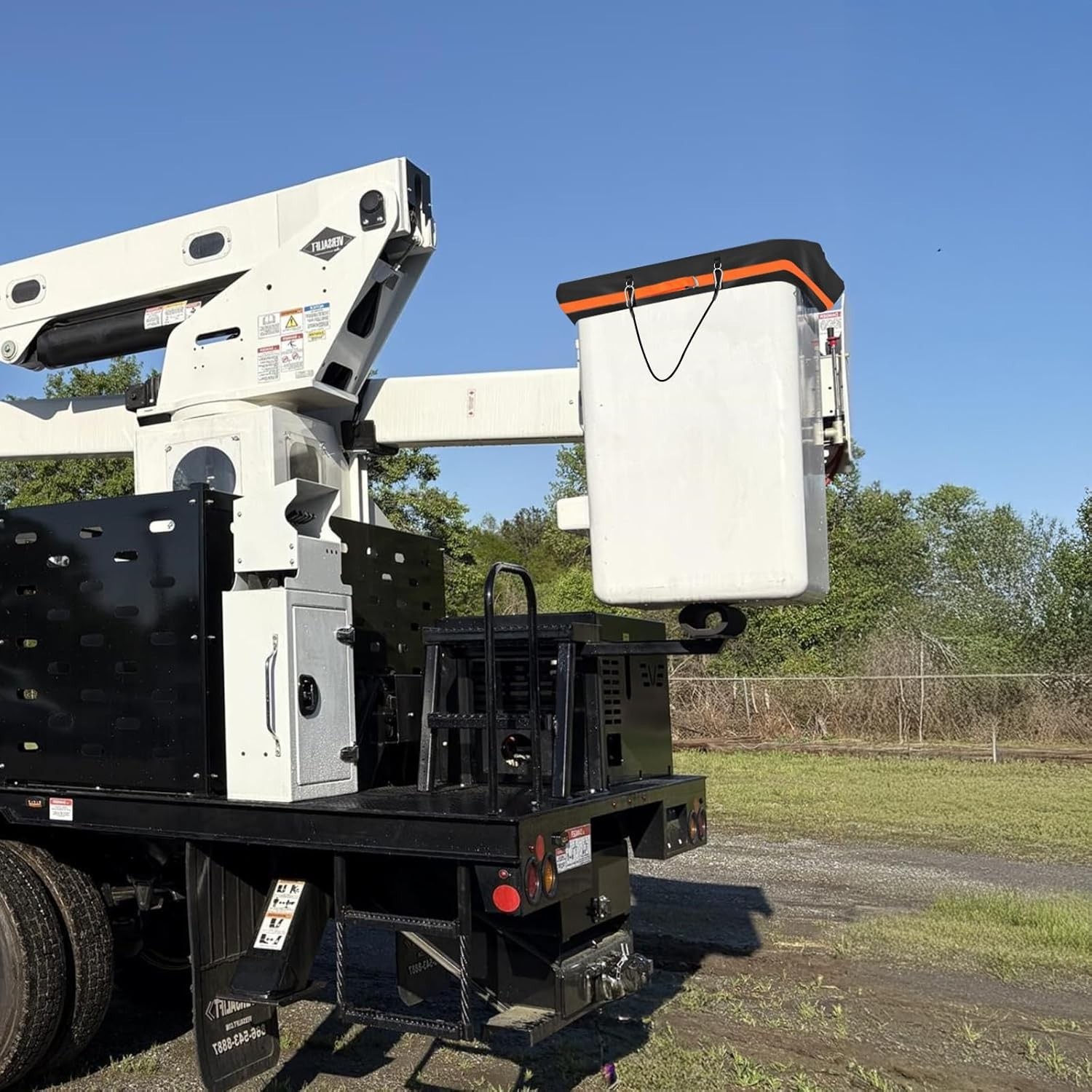 Bucket Truck Cover Fits 1 Man Vinyl Bucket Heavy Duty Double-Layer 600D Water…