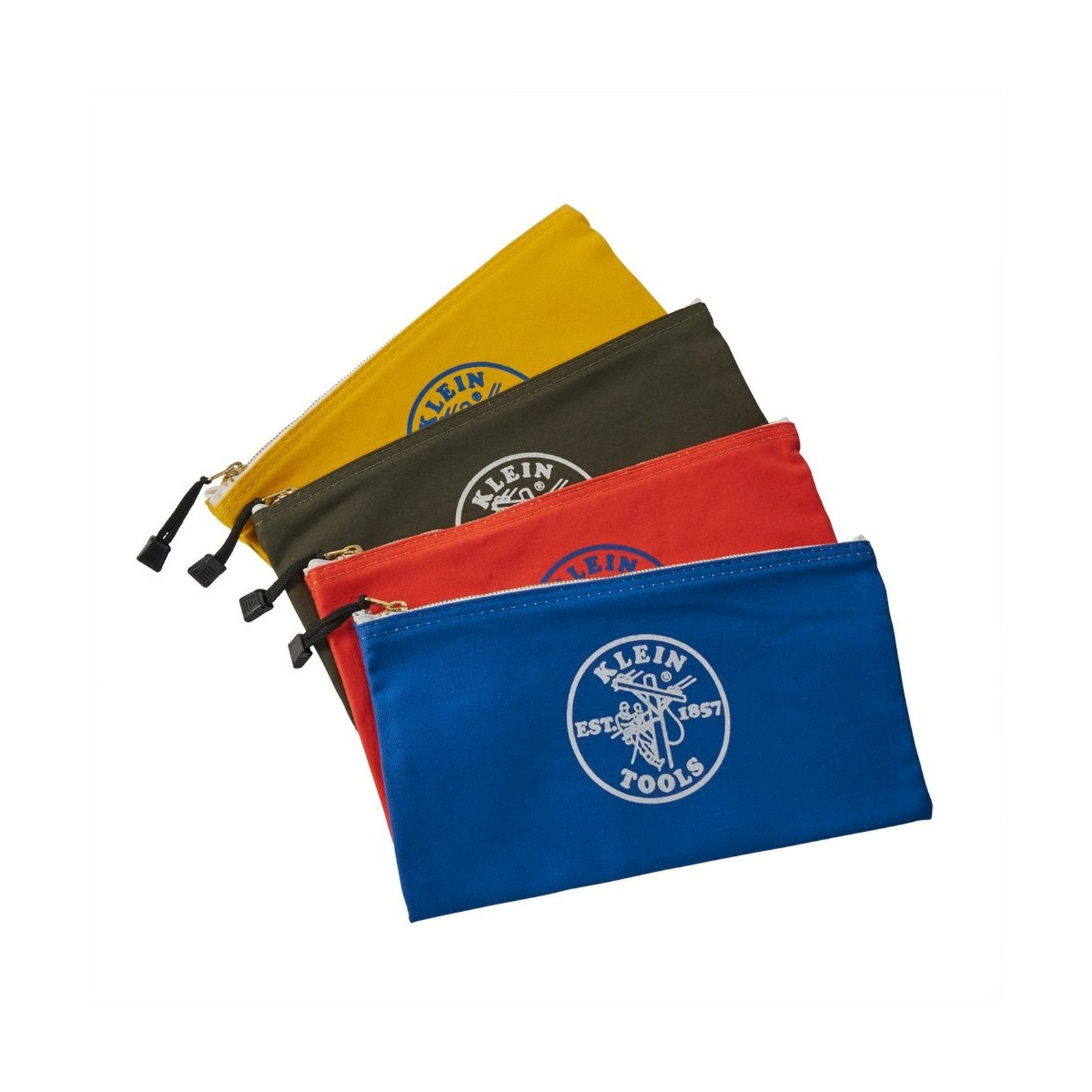 Klein Tools 5140 Canvas Zipper Bag, Tool Pouch, Bank Deposit Ut… FAST USA SHIP