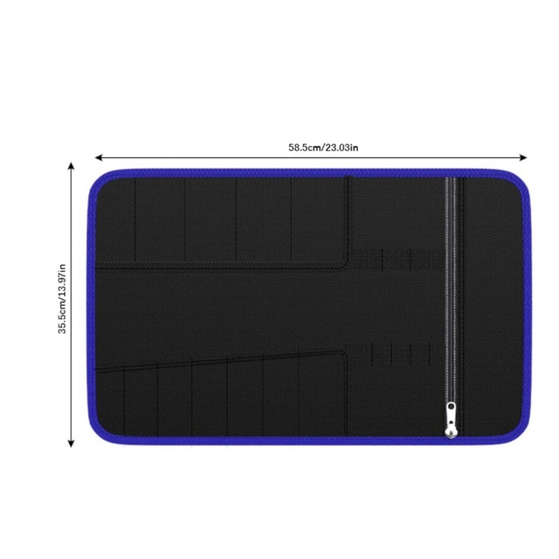 Roll Up Tool Pouch Slip Pocket Organizer Utility Pouch Starting Gear