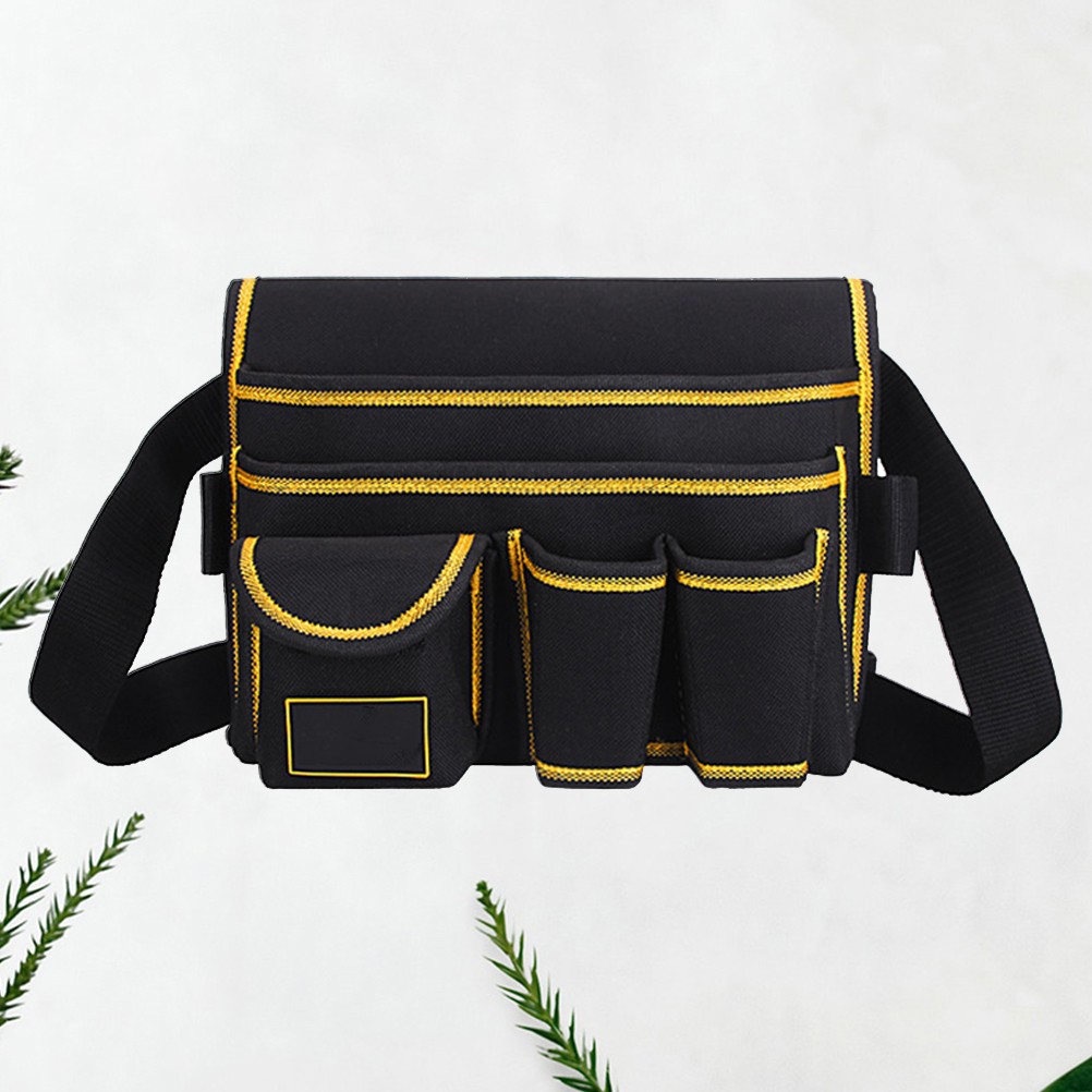Oxford Cloth Tool Belt Bag Rectangular Outdoor Use 1Set 9.8×8.3in