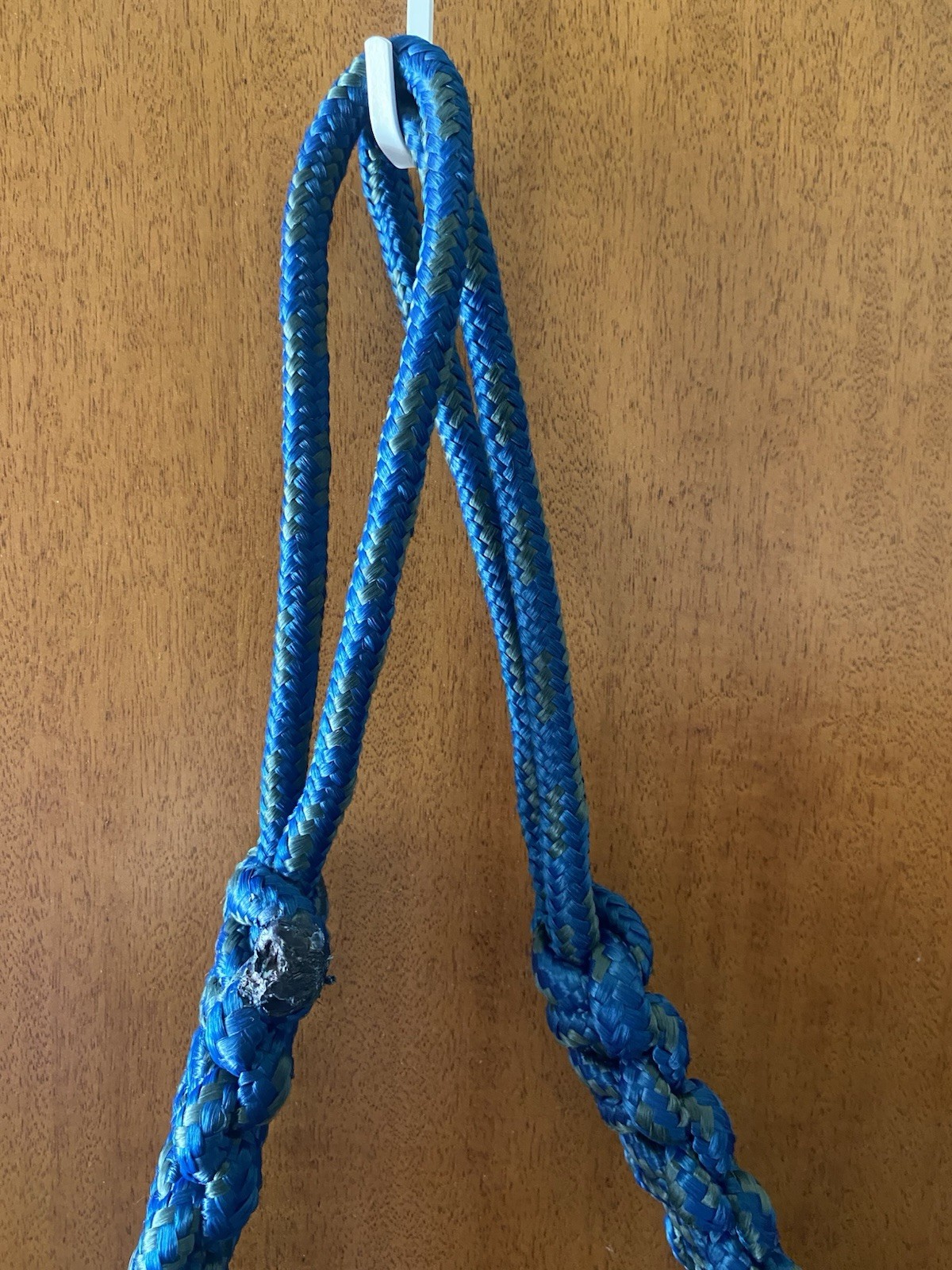 Handmade Union Lunchbox/Tool Bag Strap/Handle Poly Blend Blue/Black/Grey Durable