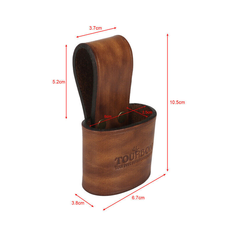 Real Leather Axe Handle Holster Hammer Holder Hatchet Tool Belt Pouch US