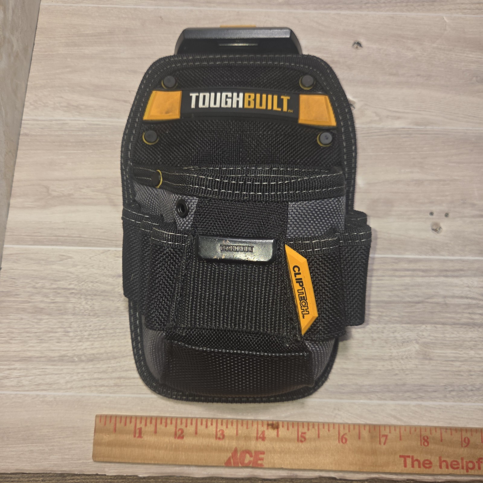 Toughbuilt Cliptech Electrician Technician Tool Belt Holster Pouch 9 Pocket