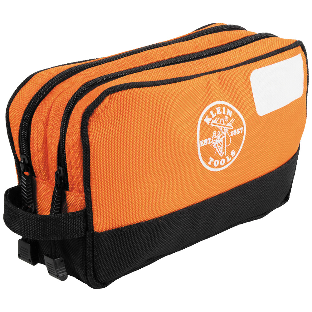 Klein Tools 55582 Double Zipper Bag, 10″ x 6″