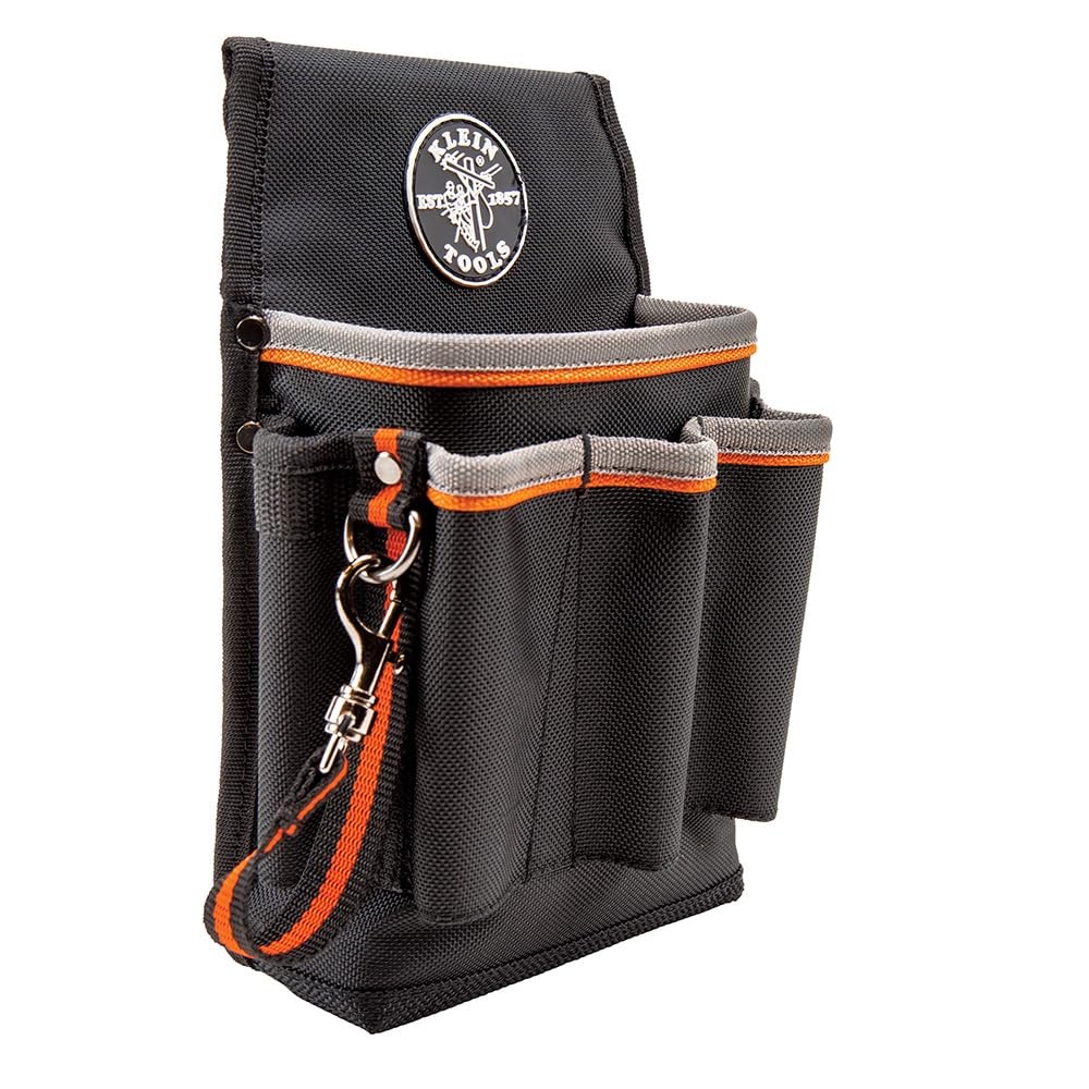 Klein Tools 5241 Tool Pouch Electrician Belt Bag Leather Tape Holder