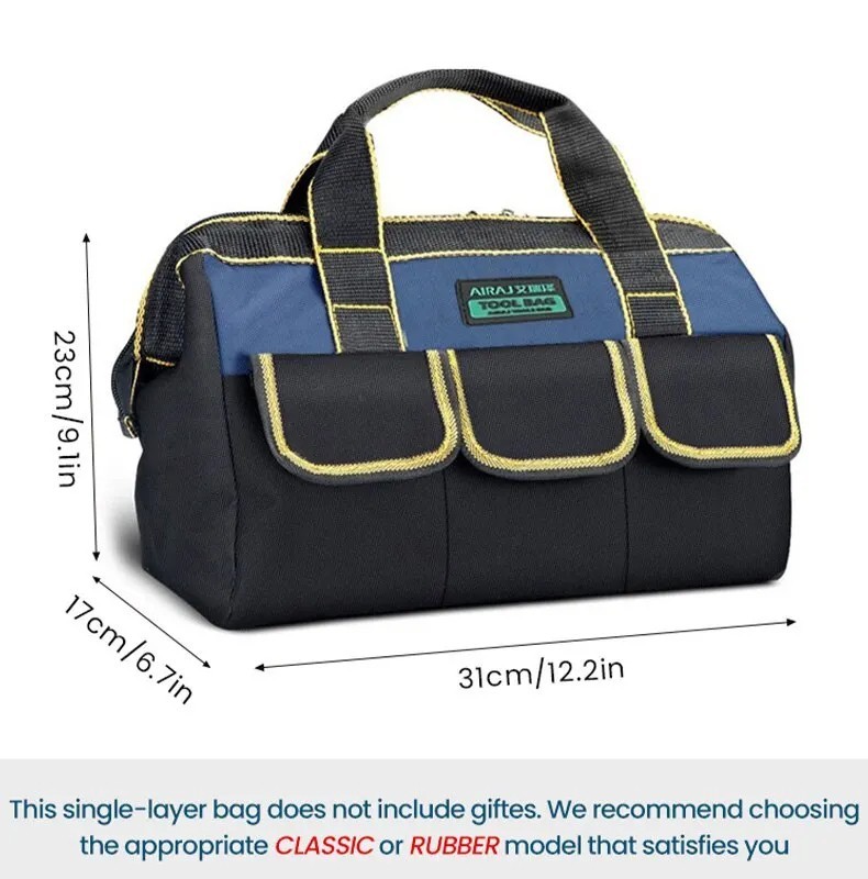 AIRAJ Multifunctional Tool Bag 1680D Oxford Cloth Waterproof Wear-Resistant Elec