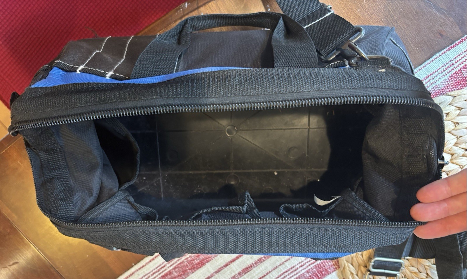 WORKPRO 16-inch Wide Mouth Tool Storage Bag w/Water Proof Plastic Base