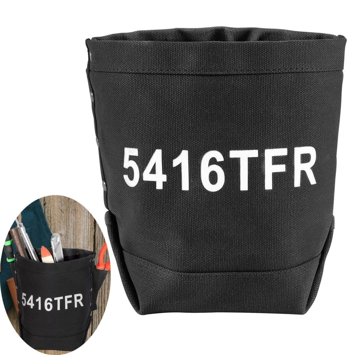Flame Retardant Tool Kit with Replacement Probe Tip Hole, Water Repellent, Black