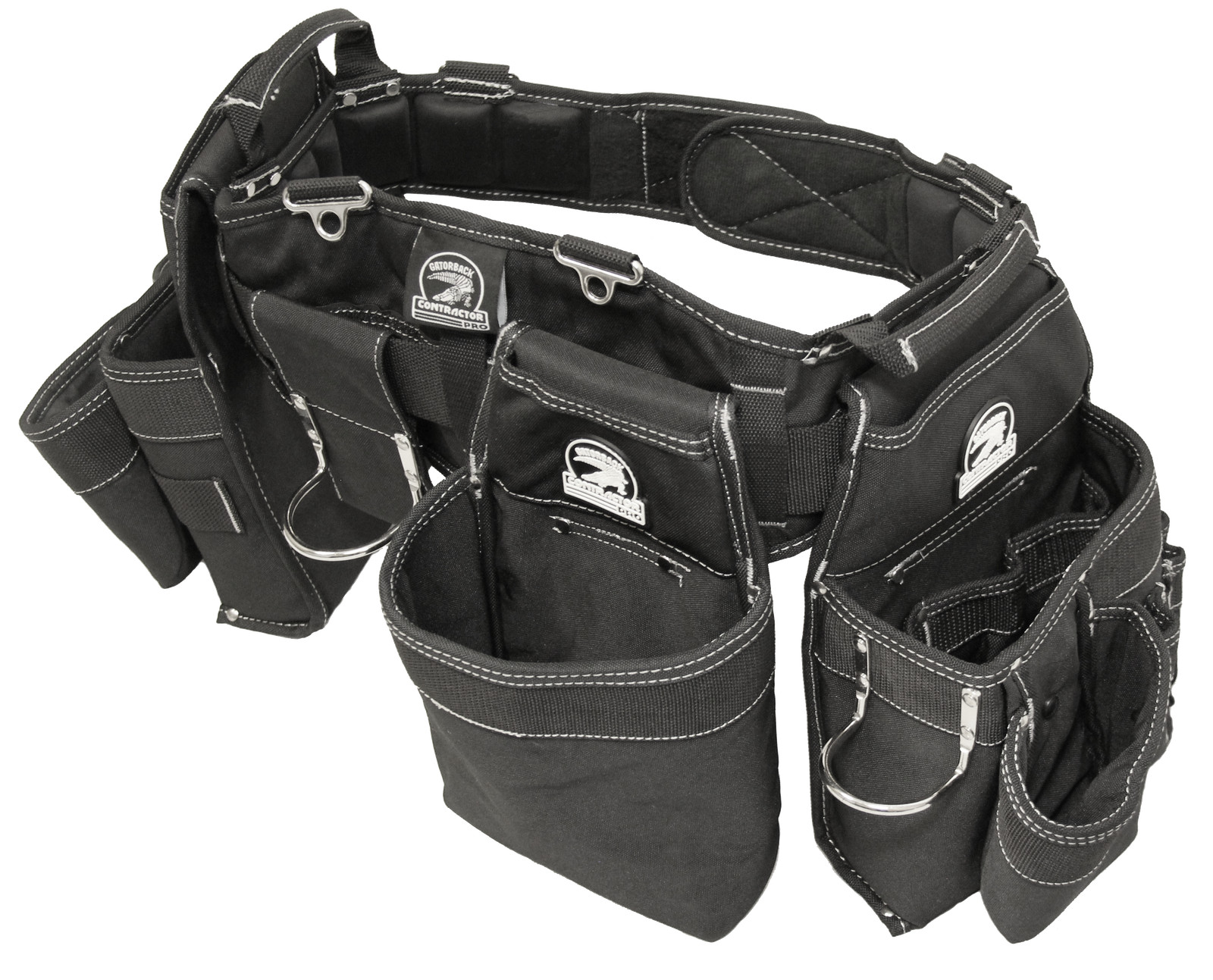 Gatorback Professional Carpenter’s Triple Tool Belt Combo Adjustable B145 Nylon