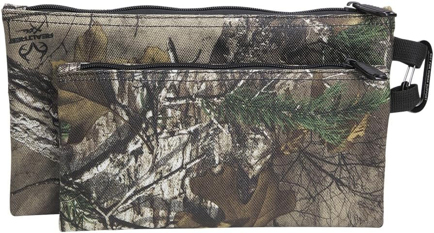 55560 Zipper Bags, Camo Bags Are 12.5 and 10-Inch, 1680D Ballistic Weave Camoufl
