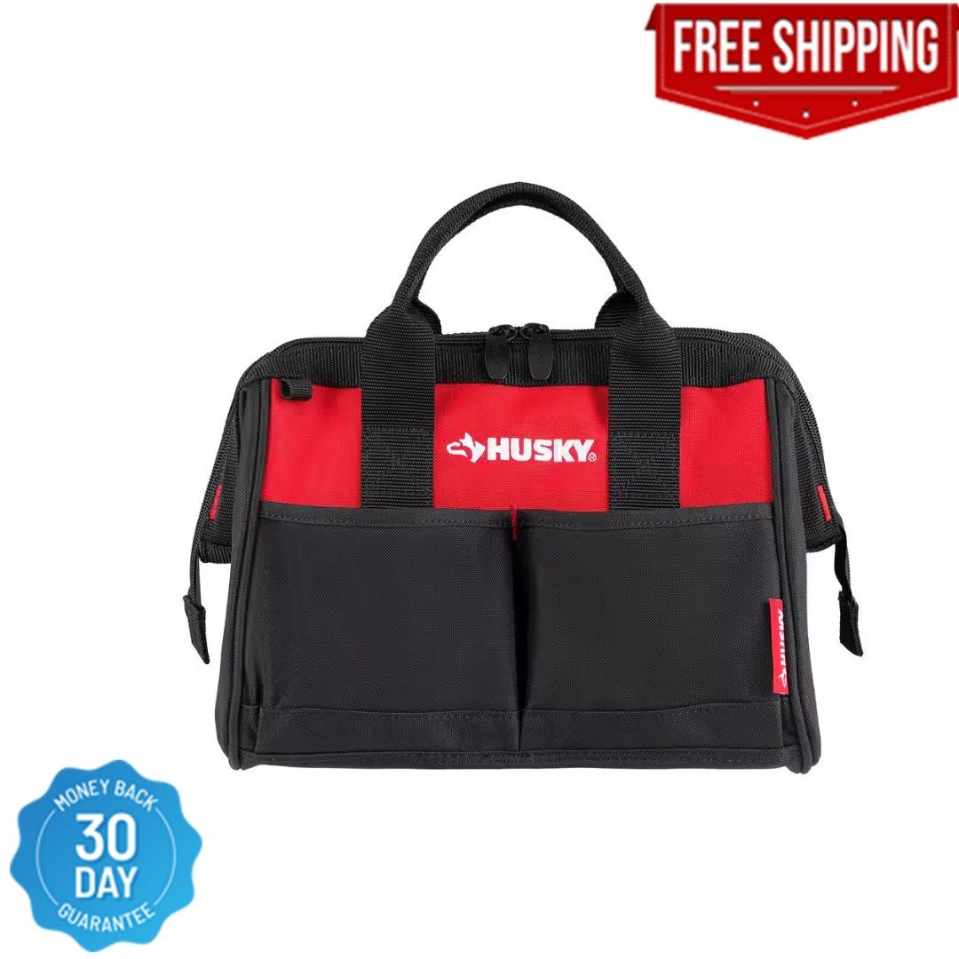 12 in 4 Pocket Zippered Tool Bag