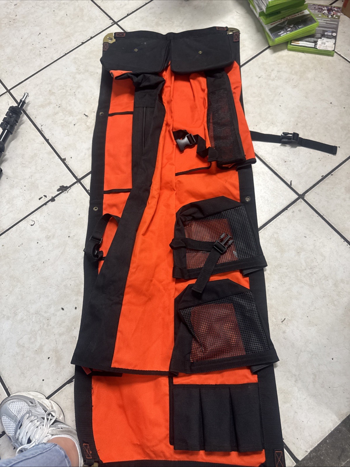 Black & Decker Hanging Tools Organizer 4Ft Long Orange