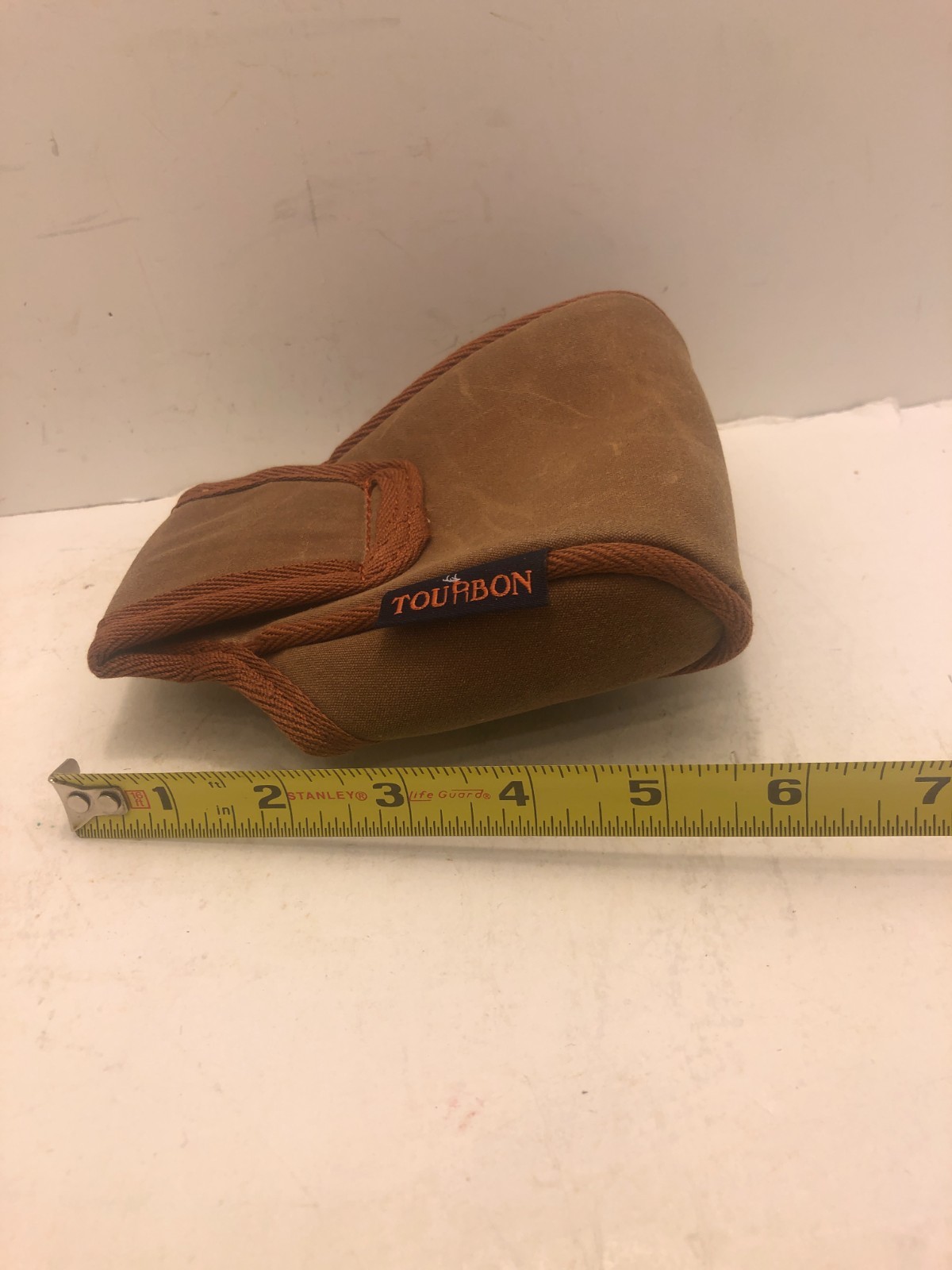 TOURBON CANVAS TOOL CASE FOR MEASURING TAPE, SCREWS, NAILS, ECT. WITH BELT LOOP