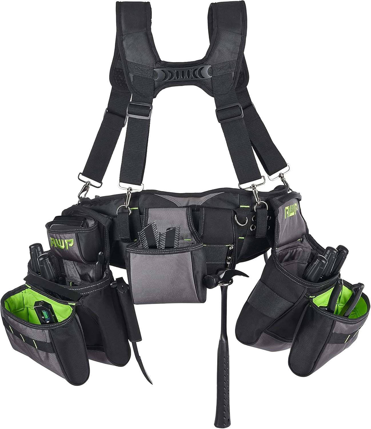 Tool Belt Tool Rig, Durable Premium Utility Belt Organizer for Men & Women, Util