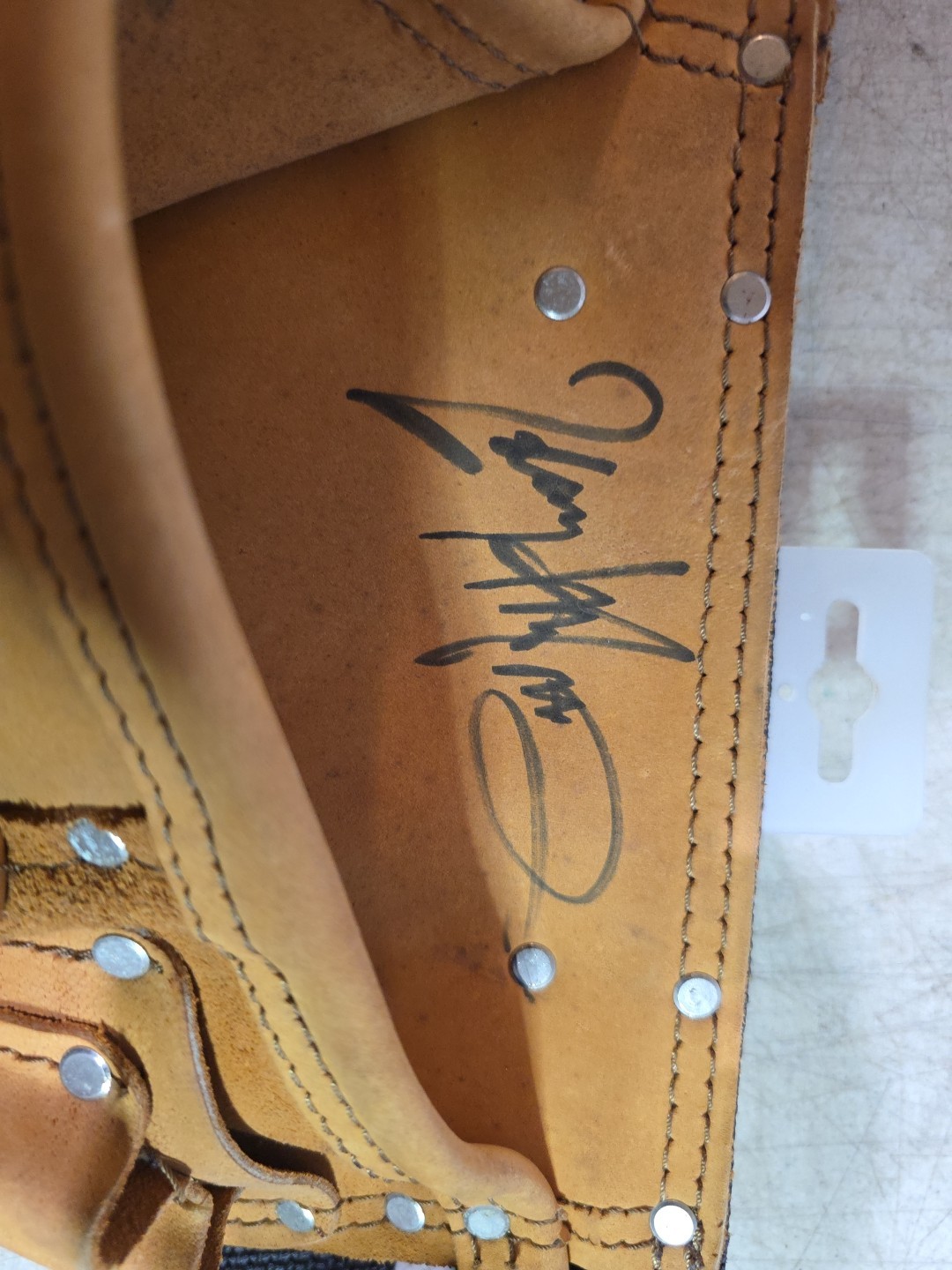 SEARS Craftsman Tool Holder Belt Leather (NEVER USED) W/signatures – USA!!