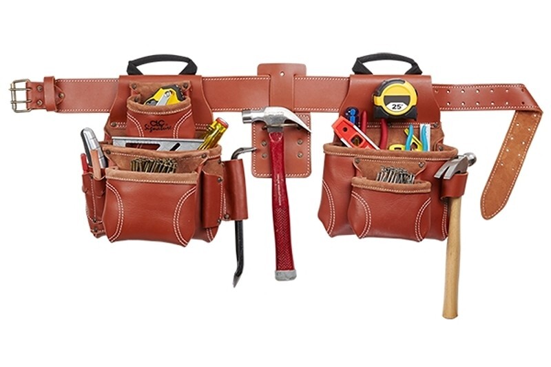NEW CLC 21448 17 pocket pro framer leather signature tool belt FAST SHIP 5090139
