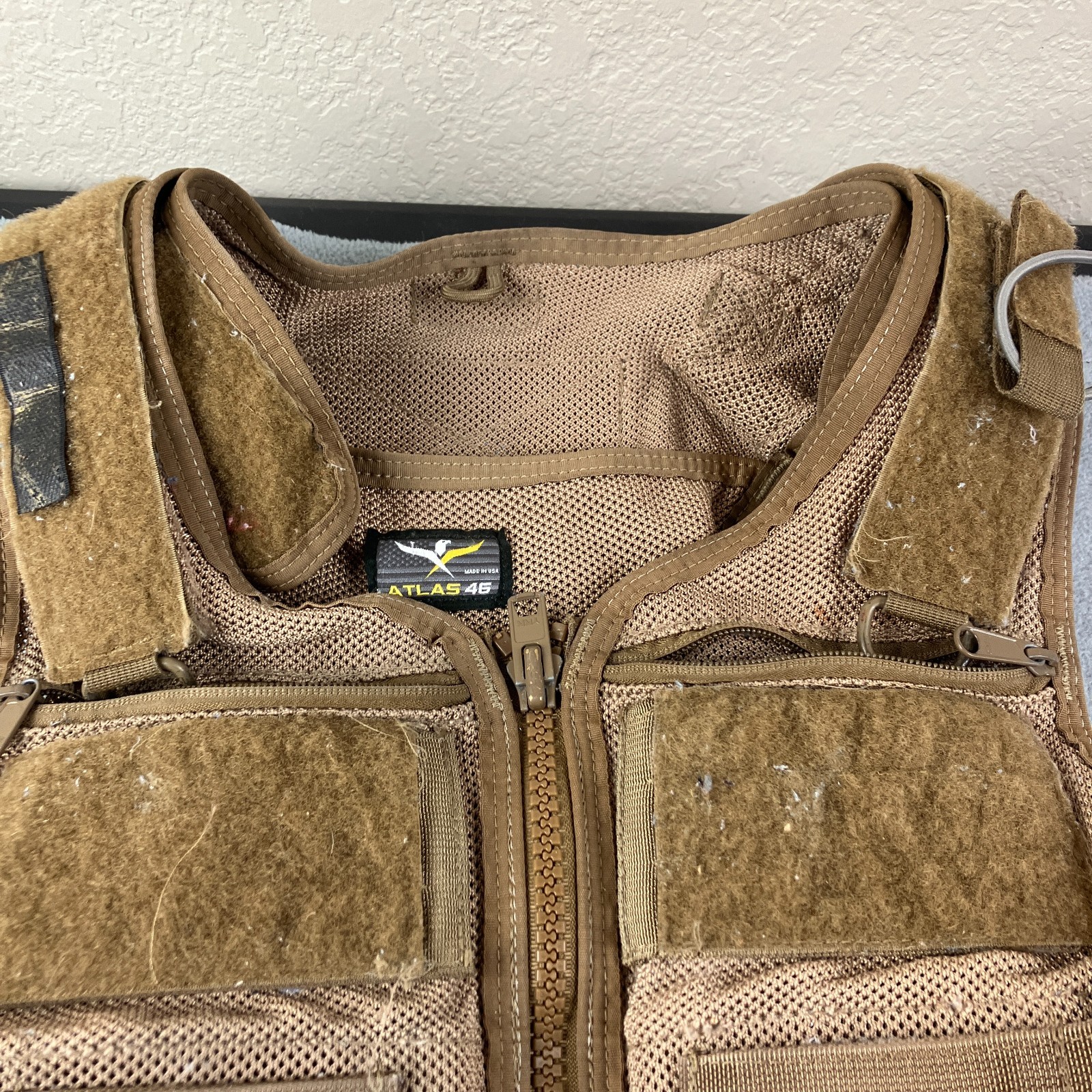 Atlas 46 Saratoga Tool Vest AIMS Utility Full Zip Heavy Duty USA