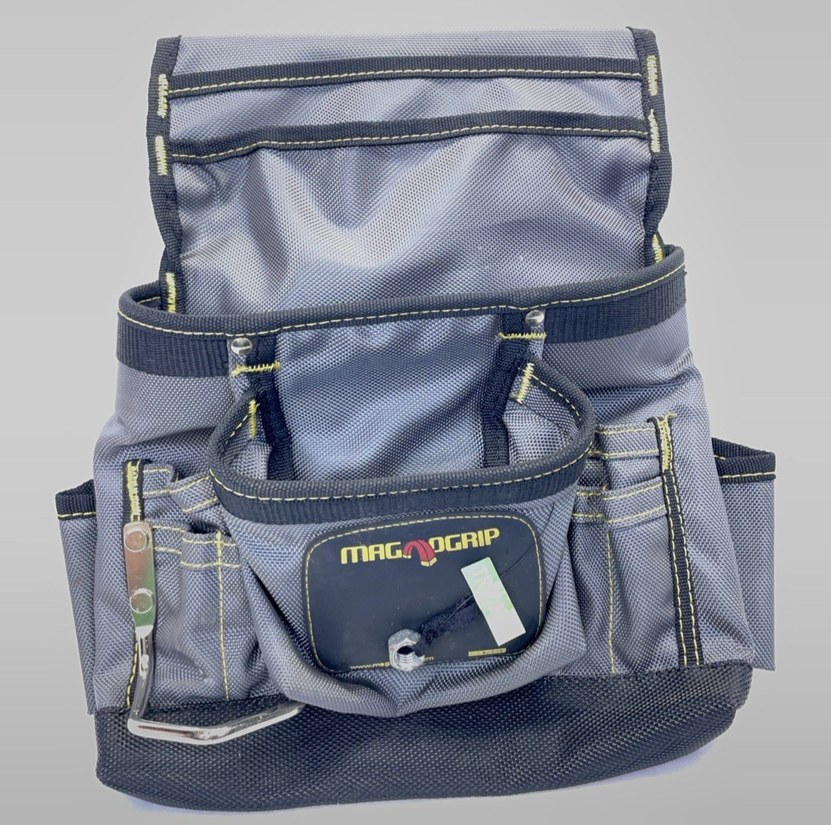 Tool Pouch MagnoGrip MAG Tools 11 In. 10-Pocket Platinum Magnetic Tape Holder
