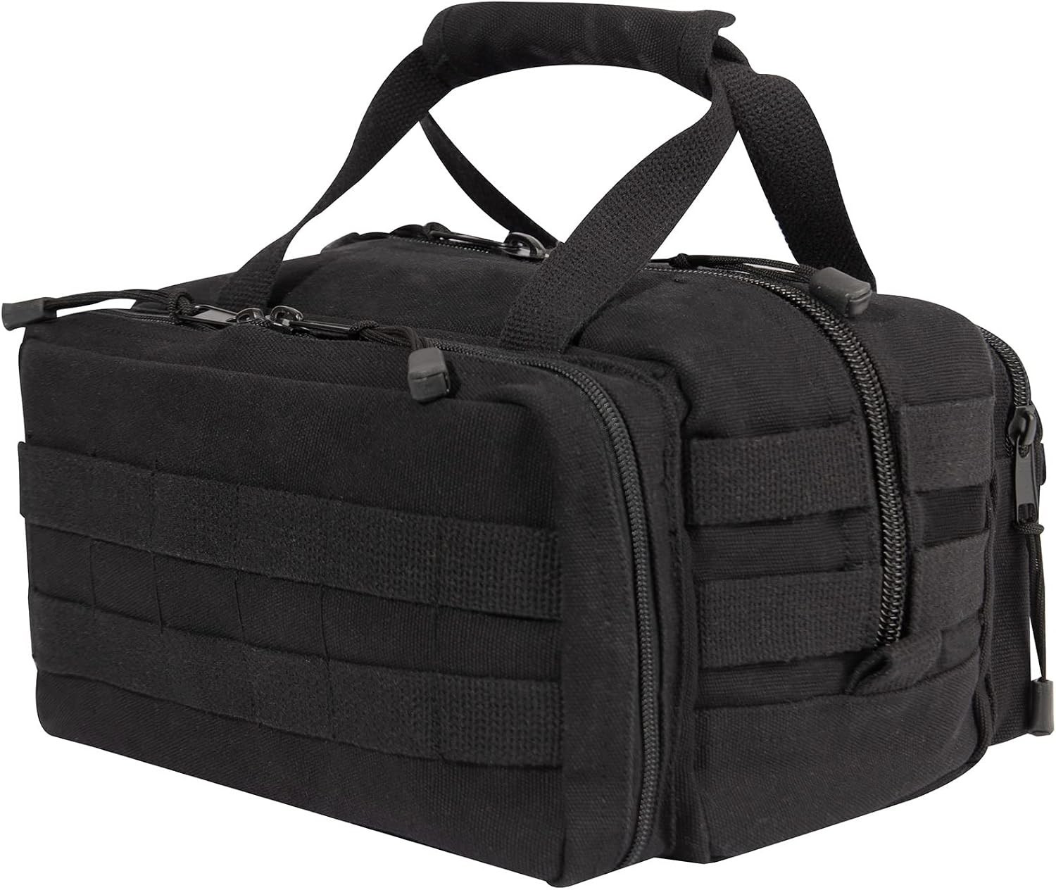 Rothco Canvas Tactical Tool Bag Black Molle Mechanics Carry Bag