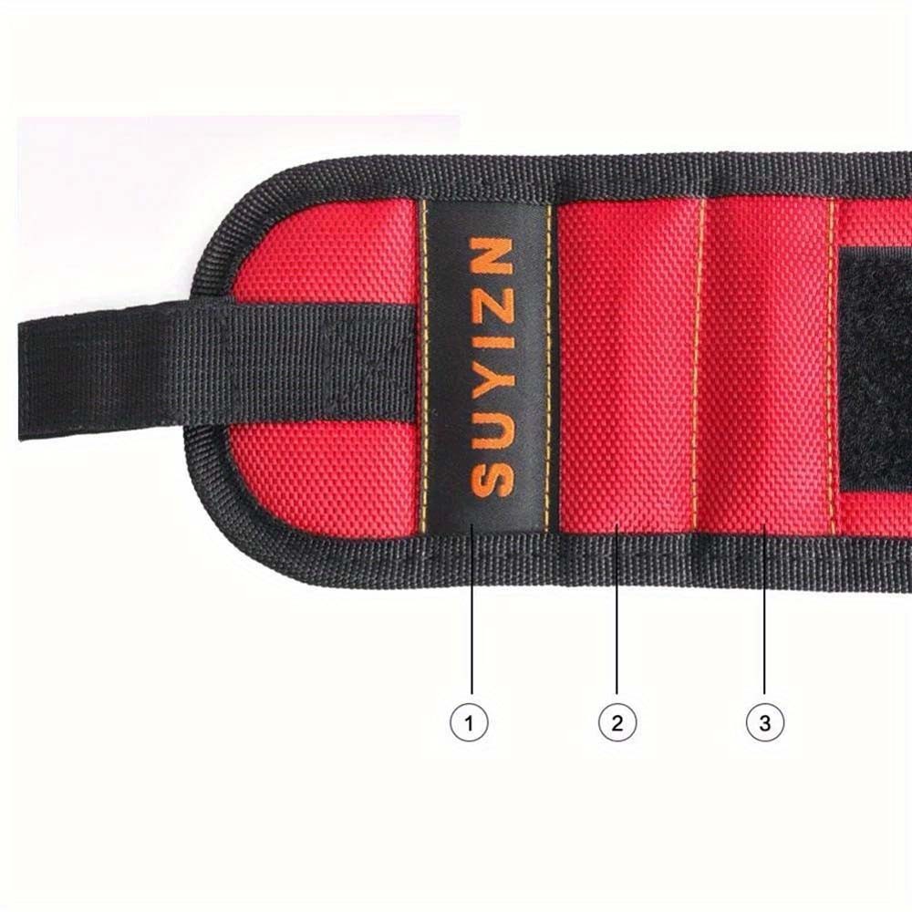 Heavy – Duty Reinforced Impact – Resistant Wristband Compatible with Iron Nails