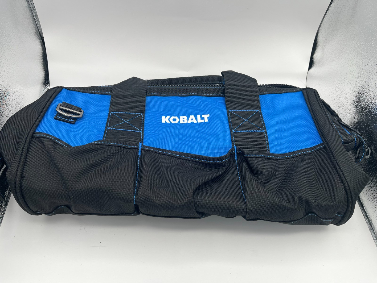 Kobalt – Workhorse – Blue Black Polyester 15-in Tool Bag – Free Shipping