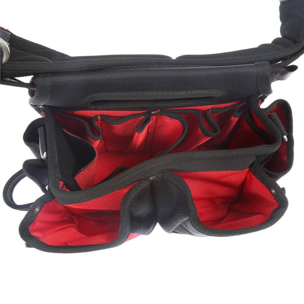 Adjustable Electricians Work Waist Tool Belt with 6-Piece Screwdriver Set