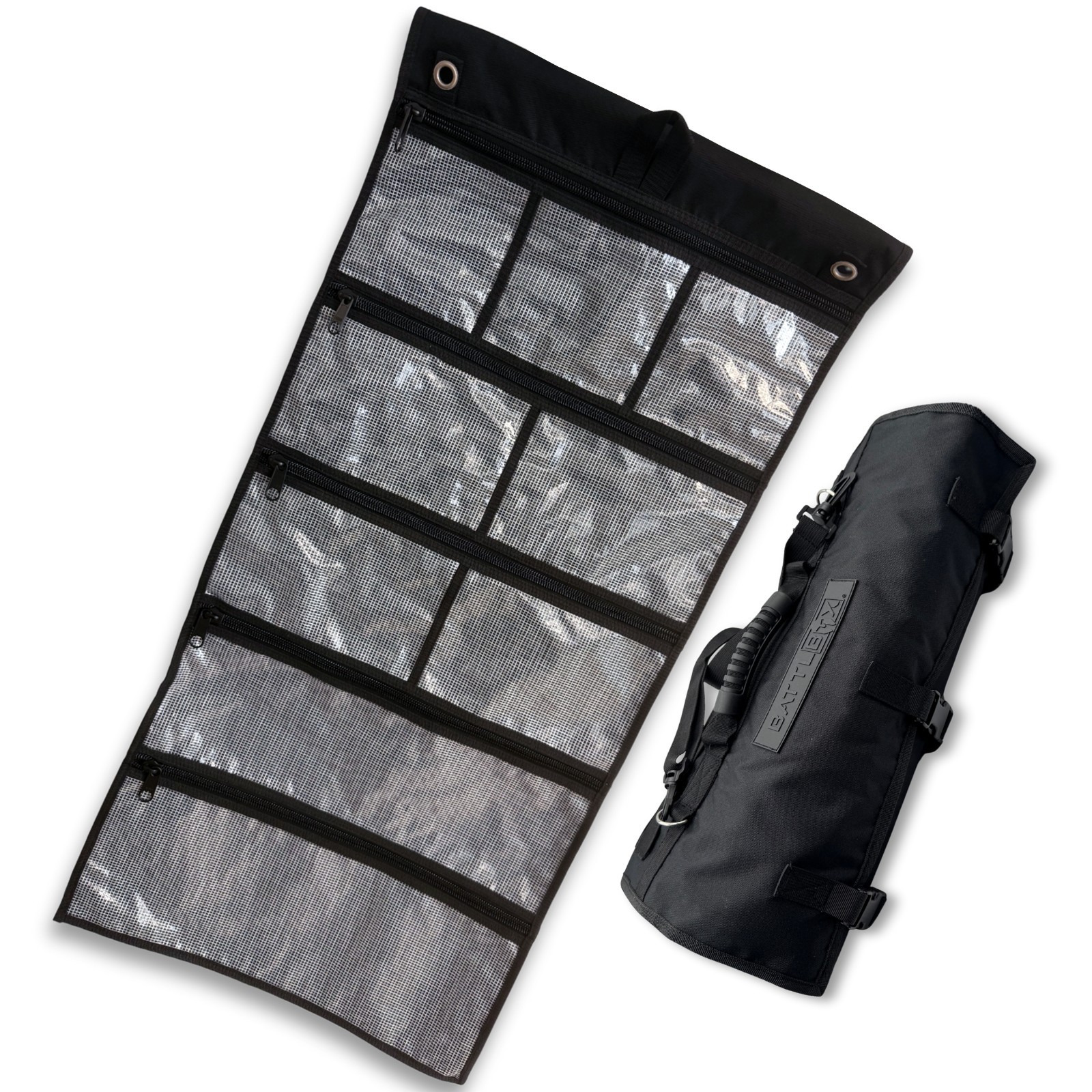 BattlBox Pack Out Tool Roll Bag Portable Gear Organizer for Travel and Work