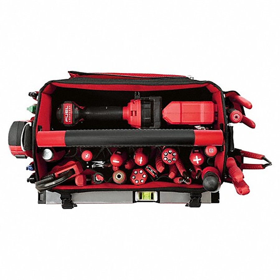 Milwaukee 48-22-8315 15″ PACKOUT Storage Tote, 32 Total Pockets Metal Tape Clip