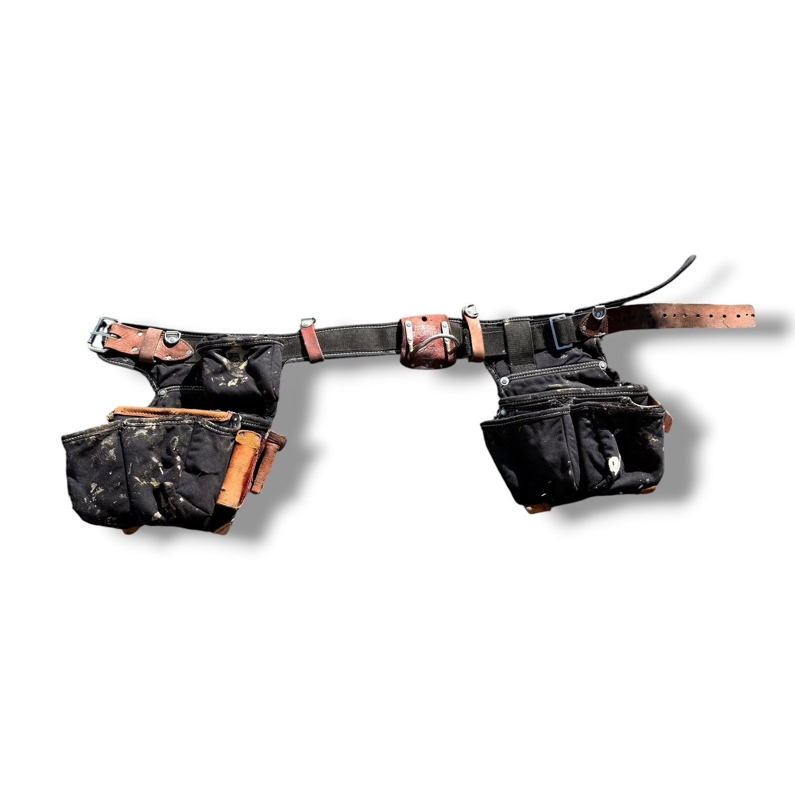 Occidental Leather Adjust-to-Fit Oxy Light Framer Tool Belt Bag Set Black Nylon