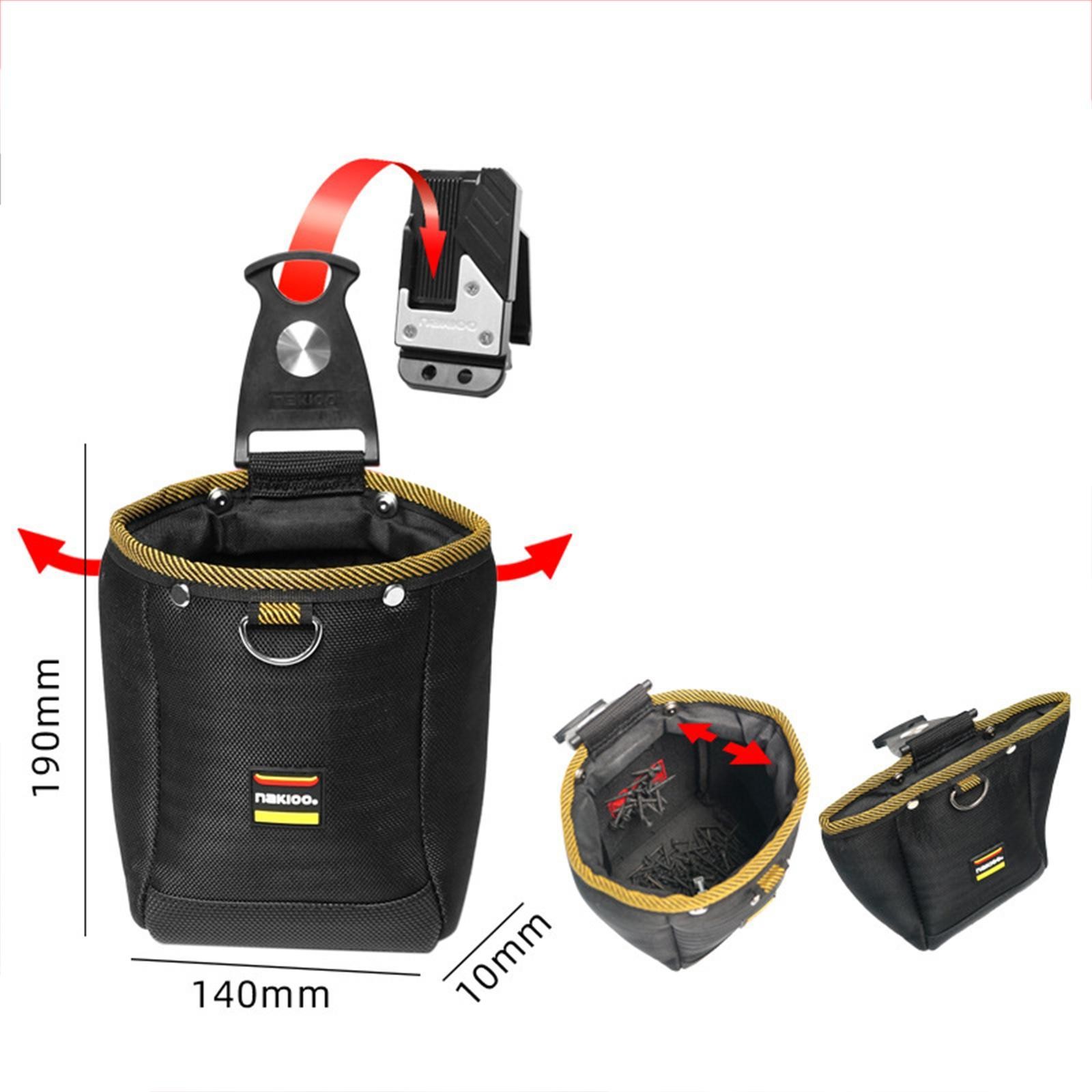Tool Pouch Toolbag Heavy Duty Fast Installation Oxford Portable Waterproof