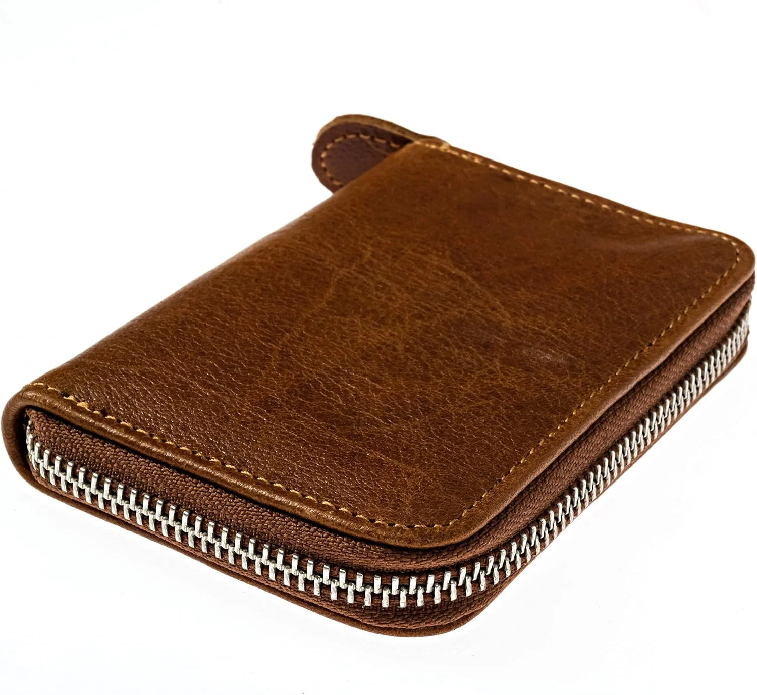 Leather Zipper Screwdriver Case (No Tools) by W&S for Travel and Storage of Scre