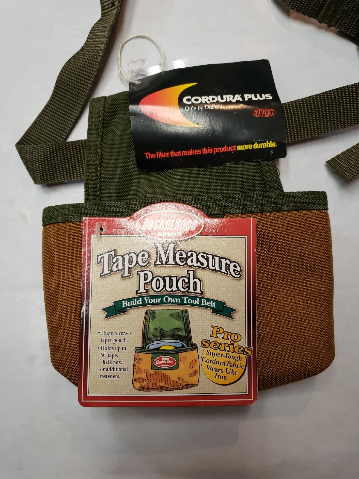 NEW Bucket Boss Tape Measure Pouch Model# 54011 w Belt Pro Series Cordura Fabric