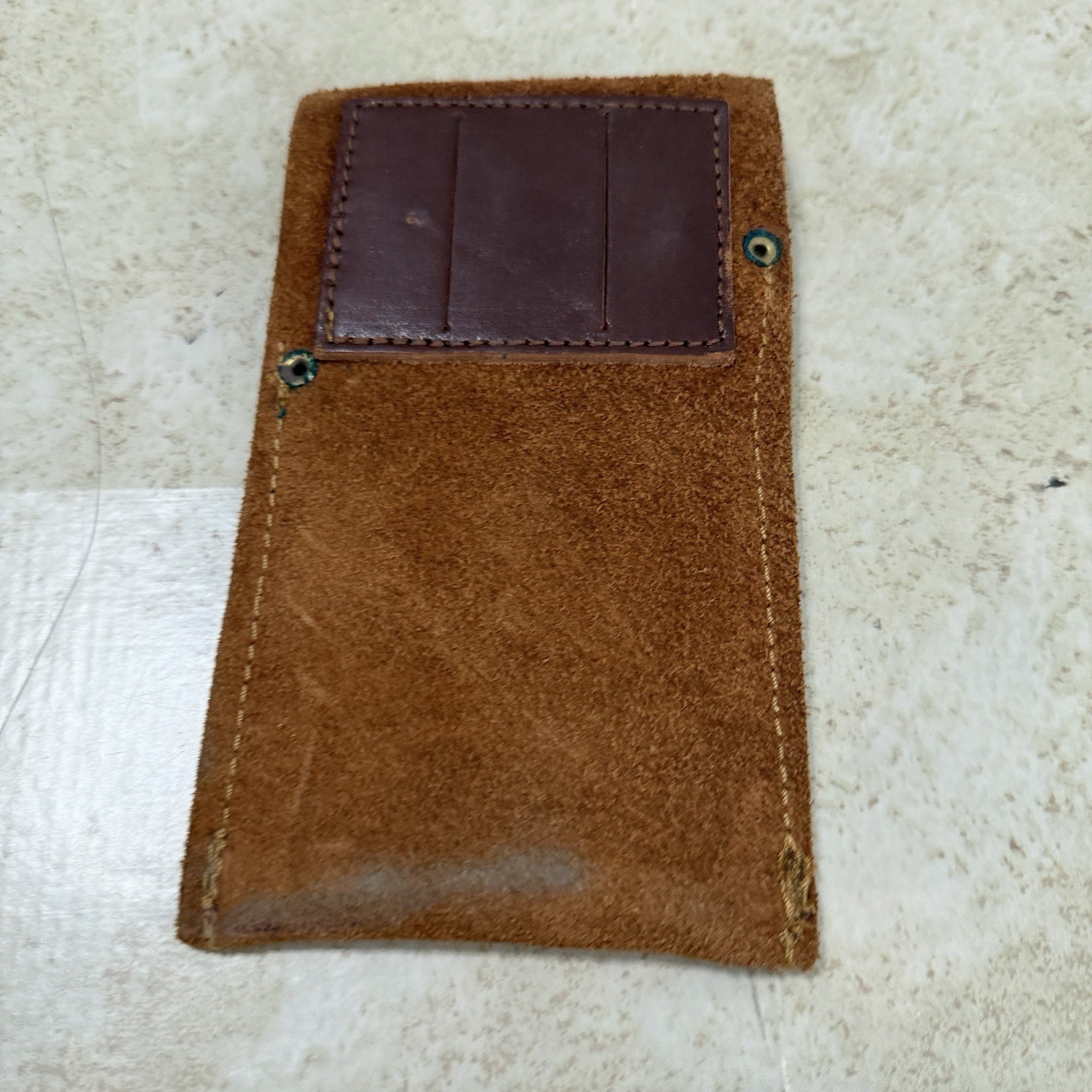 Garret Wade Suede Scaper Pouch Brown Tool Holder Case Sheath Belt Holster