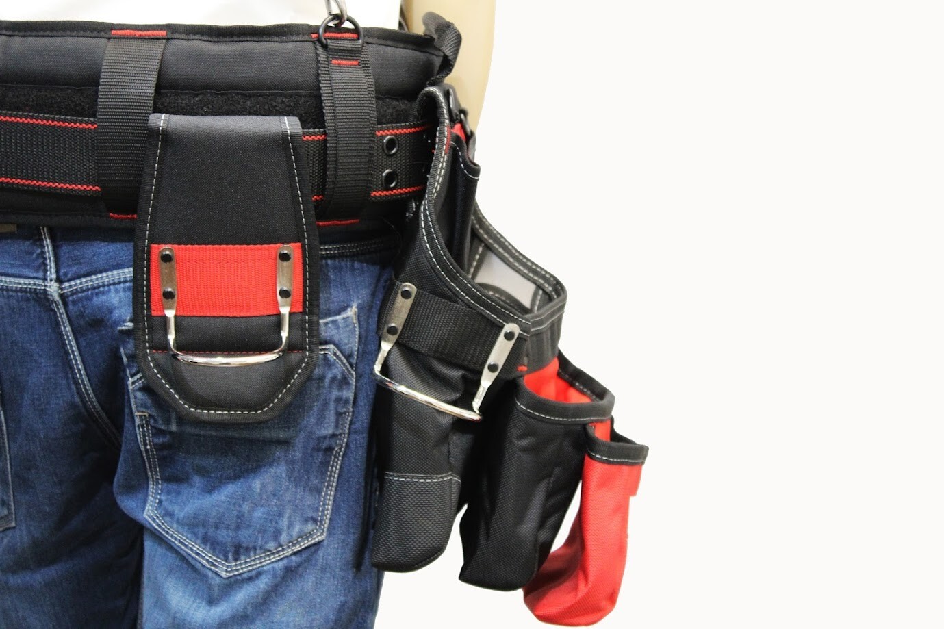 Professional Contractor Tool Rig Gear Organizer Pouch W/ Suspenders Belt H Duty.