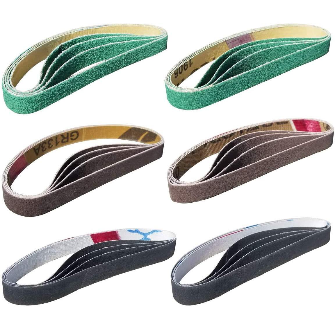 24 Pcs 1/2″ x 12″ Replacement Belt Kit for Work Sharp Original Knife & Tool Sh..