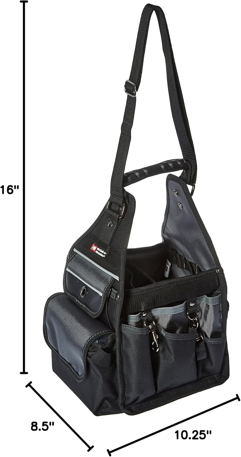 McGuire-Nicholas Electrician’s Tote, Easy Carry Tool Bag for Electricians, Mu…